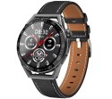 Smartwatch Rubicon RNCE88-1 Czarny- Czarny Pasek Silikonowy + Czarny Pasek Skórzany