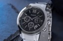 Zegarek Męski Giewont Apex Chrono GW6480-1 Chronograf Silver/Black