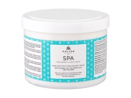 Kallos Cosmetics SPA Hand And Foot Massage Cream Krem do ciała 500 ml (W) (P2)