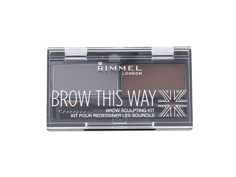 Rimmel London 003 Dark Brown Brow This Way Zestawy i palety do brwi 2,4 g (W) (P2)