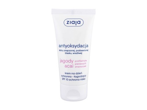 Ziaja Acai Berry Antioxidation SPF10 Krem do twarzy na dzień Niska ochrona SPF 6-10 50 ml (W) (P2)