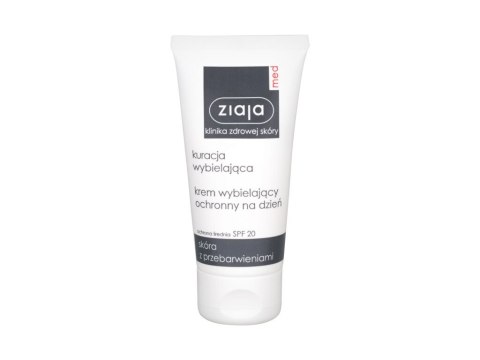 Ziaja Med Whitening Protective Day Cream SPF20 Krem do twarzy na dzień Średnia ochrona SPF 15-25 50 ml (W) (P2)