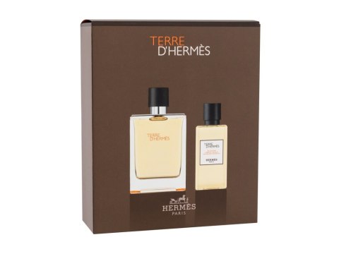 Hermes Edt 100 ml + Żel pod prysznic 80 ml Terre d´Hermes SET1 Woda toaletowa 100 ml (M) (P2)