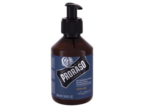 PRORASO Azur Lime Beard Wash Szampon do zarostu 200 ml (M) (P2)