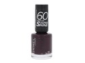 Rimmel London 345 Black Cherries 60 Seconds Super Shine Lakier do paznokci Błyszczący 8 ml (W) (P2)