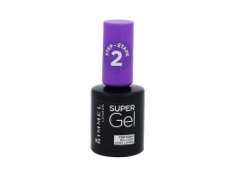 Rimmel London Super Gel Top Coat Lakier do paznokci Błyszczący 12 ml (W) (P2)