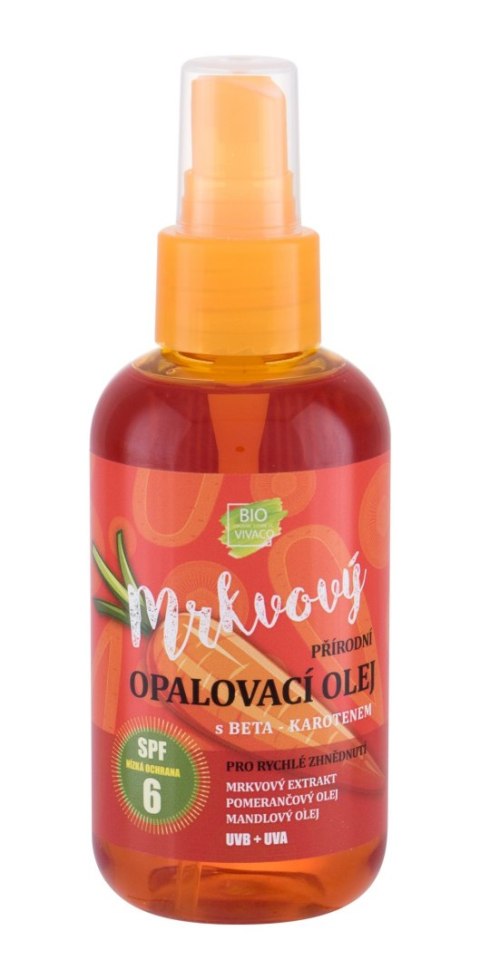 Vivaco Carrot Suntan Oil Bio SPF6 Preparat do opalania ciała 150ml (U) (P2)