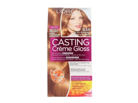 L'Oréal Paris 834 Hot Caramel Casting Creme Gloss Farba do włosów 48 ml (W) (P2)