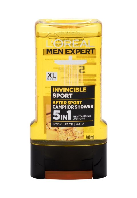 L´Oréal Paris Invincible Sport Men Expert 5 in 1 Żel pod prysznic 300ml (M) (P2)