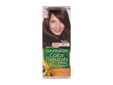 Garnier 4,15 Frosty Dark Mahogany Color Naturals Créme Farba do włosów Włosy farbowane 40 ml (W) (P2)