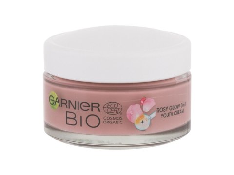 Garnier Bio Rosy Glow 3in1 Krem do twarzy na dzień Bez ochrony SPF 50 ml (W) (P2)