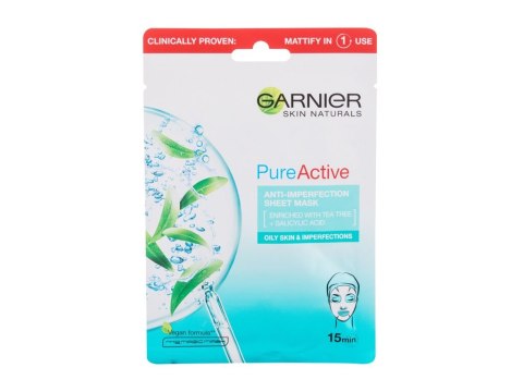 Garnier Pure Active Anti-Imperfection Maseczka do twarzy Problemowa i trądzikowa cera 1 szt (U) (P2)