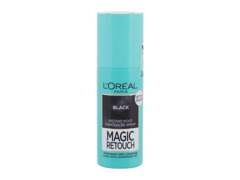 L'Oréal Paris Black Magic Retouch Instant Root Concealer Spray Farba do włosów Wszystkie typy włosów 75 ml (W) (P2)