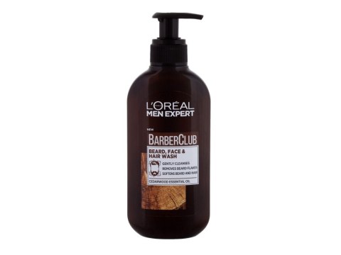 L'Oréal Paris Men Expert Barber Club Beard, Face Hair Wash Szampon do zarostu 200 ml (M) (P2)