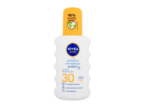 Nivea Sun Sensitive Immediate Protect+ SPF30 Preparat do opalania ciała Wrażliwa i podrażniona cera 200 ml (U) (P2)