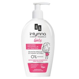 AA Intymna OchronaPielęgnacja kremowa emulsja do higieny intymnej Baby Girls 0% 300ml (P1)