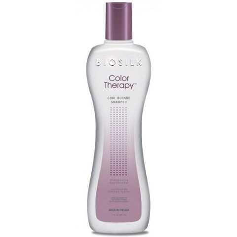 BioSilk Color Therapy Cool Blonde Shampoo szampon do włosów rozjaśnianych i z pasemkami nadający chłodny odcień 355ml (P1)