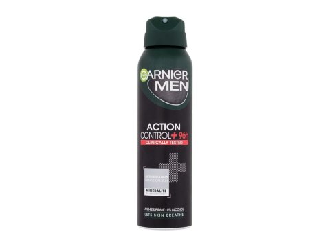 Garnier Men Action Control+ 96h Antyperspirant Dezodorant w spray'u 150 ml (M) (P2)