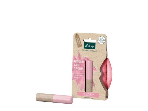 Kneipp Natural Rose Natural Care Color Balsam do ust Bez ochrony SPF 3,5 g (W) (P2)