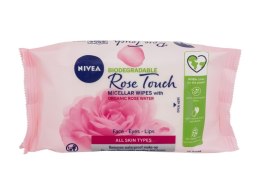 Nivea Rose Touch Micellar Wipes With Organic Rose Water Chusteczki oczyszczające 25 szt (W) (P2)