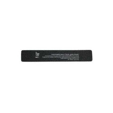 Peggy Sage 2-Way Nail File Coarse pilnik do paznokci prostokątny dwustronny 100/180 czarny 1szt (P1)