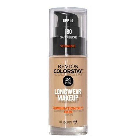 Revlon ColorStay Makeup for Combination/Oily Skin SPF15 podkład do cery mieszanej i tłustej 180 Sand Beige 30ml (P1)