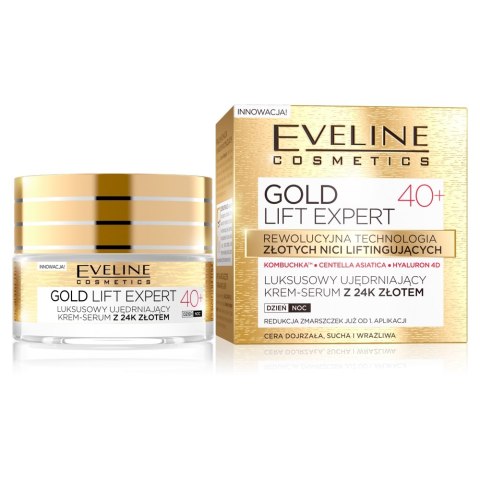 Eveline Cosmetics Gold Lift Expert 40+ luksusowy ujędrniający krem-serum z 24k złotem dzień/noc 50ml (P1)