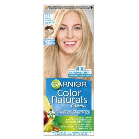 Garnier Color Naturals Creme krem koloryzujący do włosów 111 Jasny Popielaty Blond (P1)