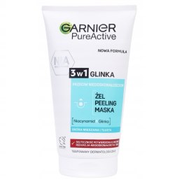 Garnier Czysta Skóra 3 w 1 żel myjący peeling maseczka 150ml (P1)