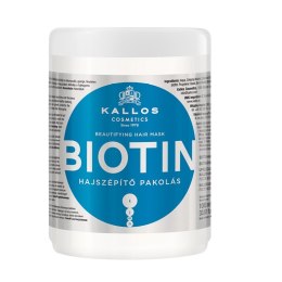 Kallos KJMN Biotin Beautifying Hair Mask upiększająca maska do włosów z biotyną 1000ml (P1)