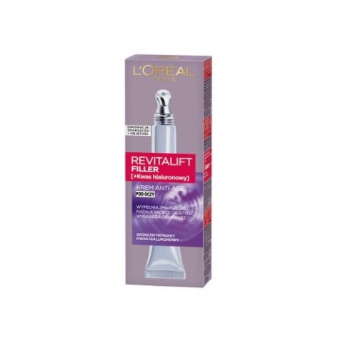 L'Oreal Paris Revitalift Filler lsqb;HArsqb; Anti-Age krem pod oczy 15ml (P1)