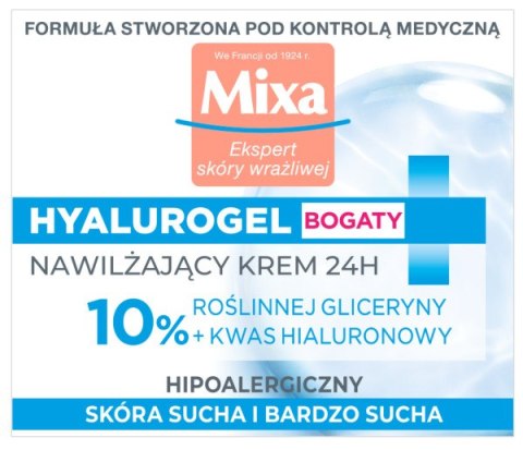 MIXA Hyalurogel bogaty krem intensywnie nawilżający 50ml (P1)