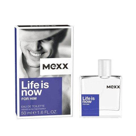 Mexx Life is Now for Him woda toaletowa spray 50ml (P1)