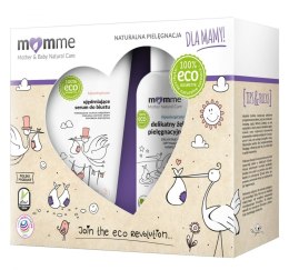 MomMe Dla Mamy zestaw ujędrniające serum do biustu 150ml + delikatny żel do mycia ciała i higieny intymnej 150ml (P1)