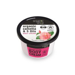 Organic Shop Japanese Camellia Body Cream odmładzający krem do ciała Camellia 5 Oils 250ml (P1)