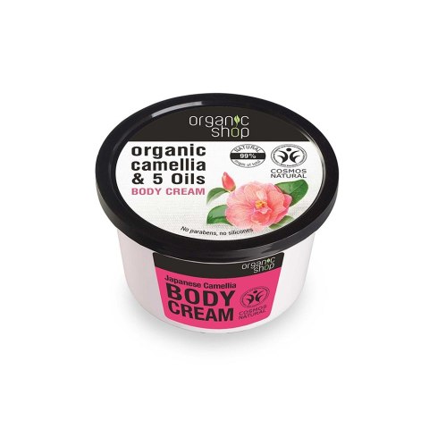 Organic Shop Japanese Camellia Body Cream odmładzający krem do ciała Camellia 5 Oils 250ml (P1)