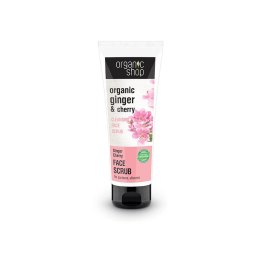 Organic Shop Organic Ginger Cherry Cleansing Face Scrub oczyszczający scrub do twarzy 75ml (P1)