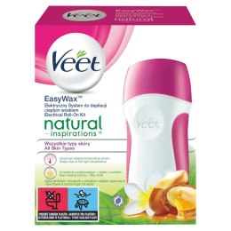 Veet Easy Wax Natural Inspirations elektryczny system do depilacji ciepłym woskiem i wkład 50ml (P1)