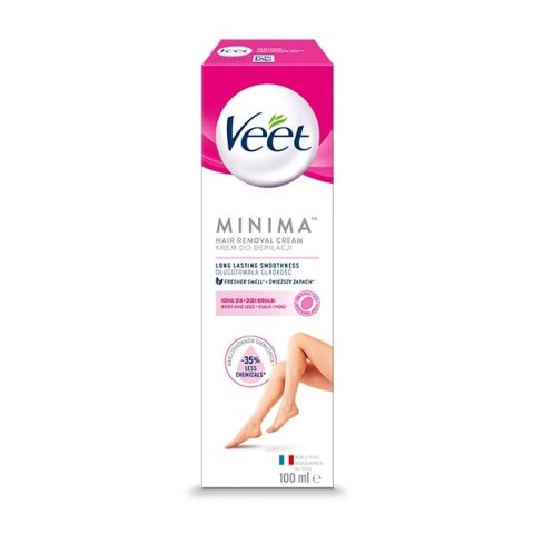 Veet Minima krem do depilacji ciała skóra normalna 100ml (P1)