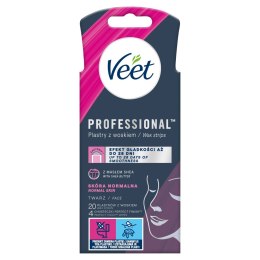 Veet Professional plastry z woskiem skóra normalna 20szt (P1)