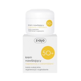 Ziaja Krem nawilżający naprawczy z ceramidami 50+ 50ml (P1)