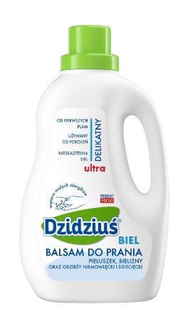 Dzidziuś Ultra delikatny balsam do prania bielizny niemowlęcej i dziecięcej Biel 1500ml (P1)