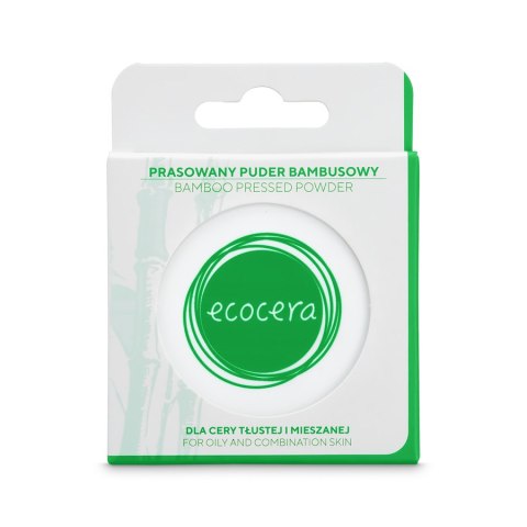 Ecocera Bamboo Pressed Powder prasowany puder bambusowy dla cery tłustej i mieszanej 10g (P1)