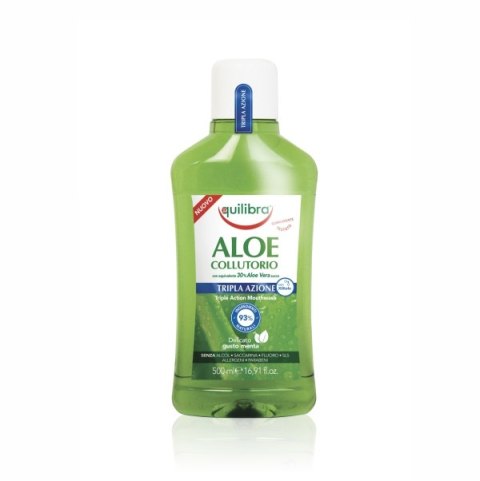 Equilibra Aloe Triple Action Mouthwash płyn do płukania jamy ustnej 500ml (P1)