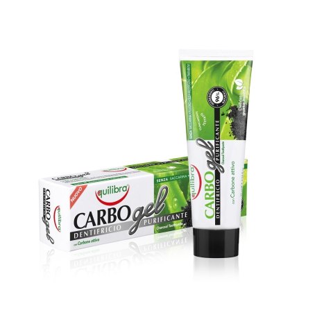 Equilibra Carbo Gel Charcoal Toothpaste pasta do zębów z aktywnym węglem 75ml (P1)