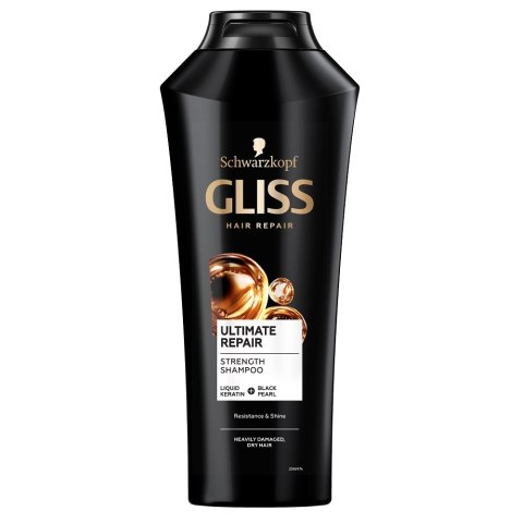 Gliss Ultimate Repair Shampoo regenerujący szampon do włosów mocno zniszczonych i suchych 400ml (P1)