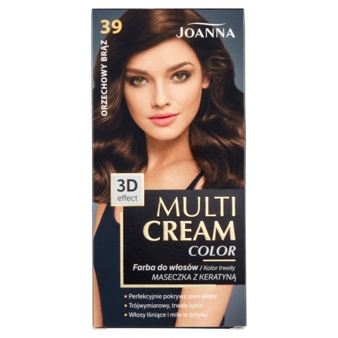 Joanna Multi Cream Color farba do włosów 39 Orzechowy Brąz (P1)