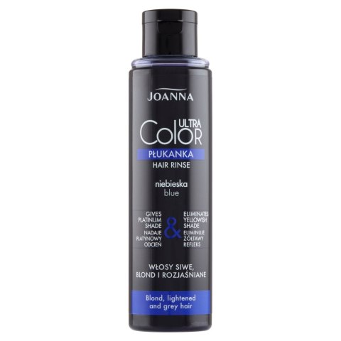 Joanna Ultra Color System niebieska płukanka do włosów siwych blond i rozjaśnionych 150ml (P1)