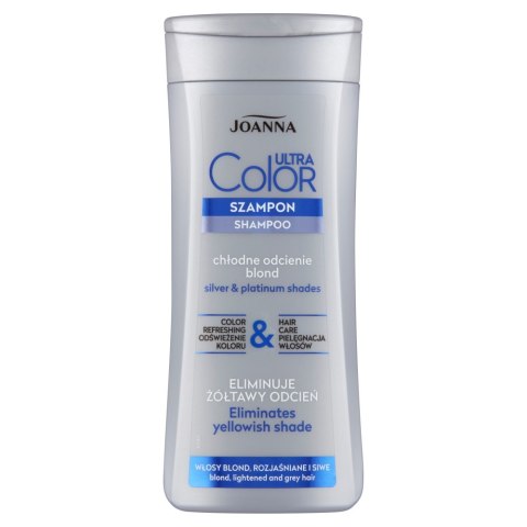 Joanna Ultra Color System szampon nadający platynowy odcień do włosów blond i rozjaśnianych 200ml (P1)