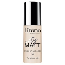 Lirene City Matt podkład matujący do twarzy 205 Piaskowy 30ml (P1)